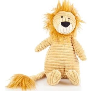 Jellycat London Lion Cordy Roy Beige Stuffed animal Corduroy Tan Solid Jelly Cat